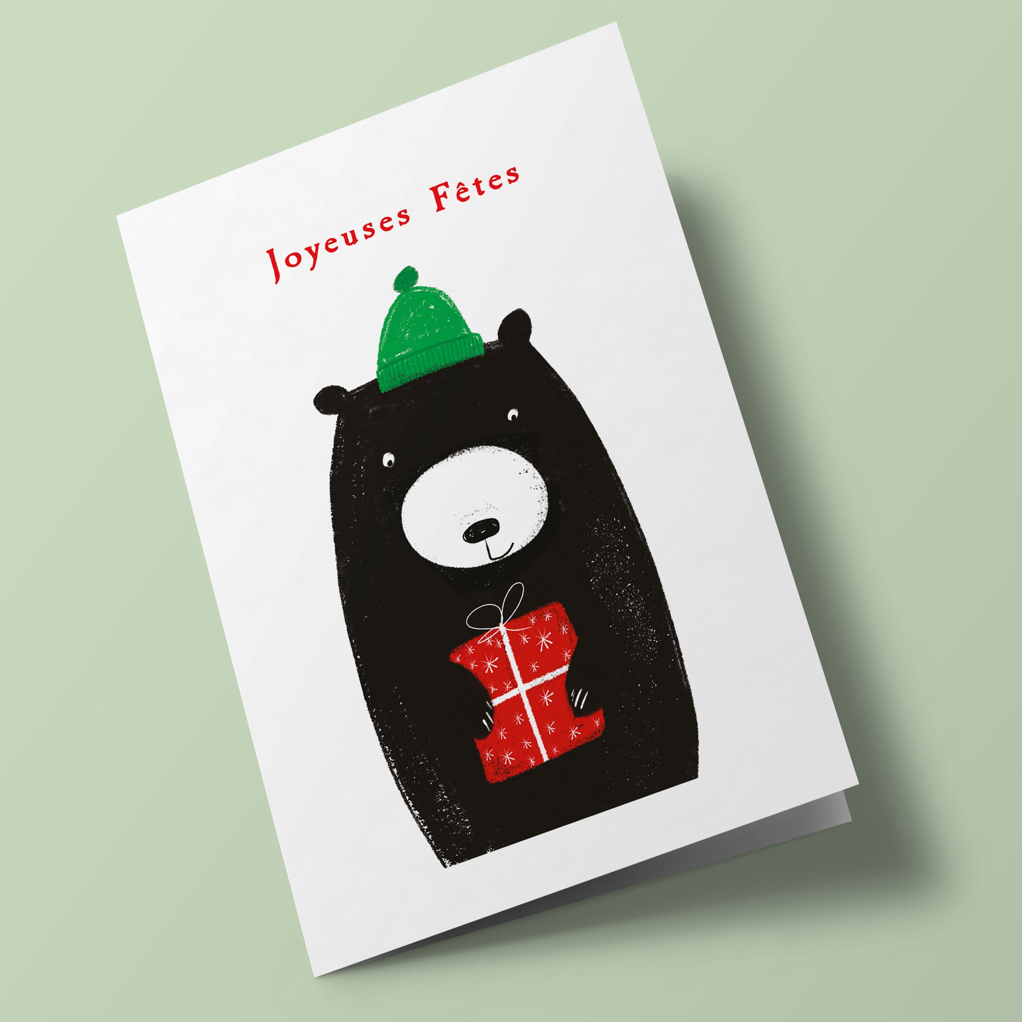 Bear - bear with gift