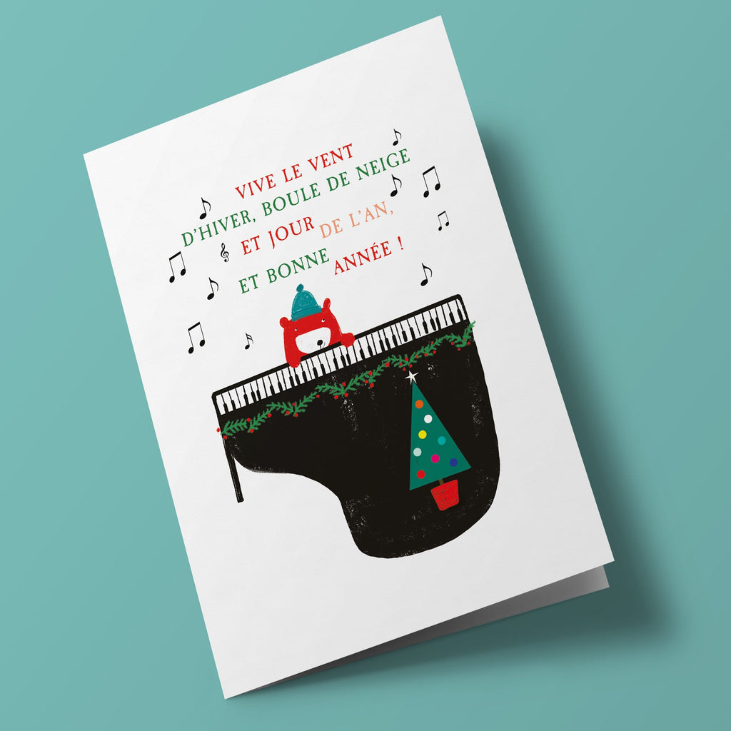 Bear - ours jouant du piano