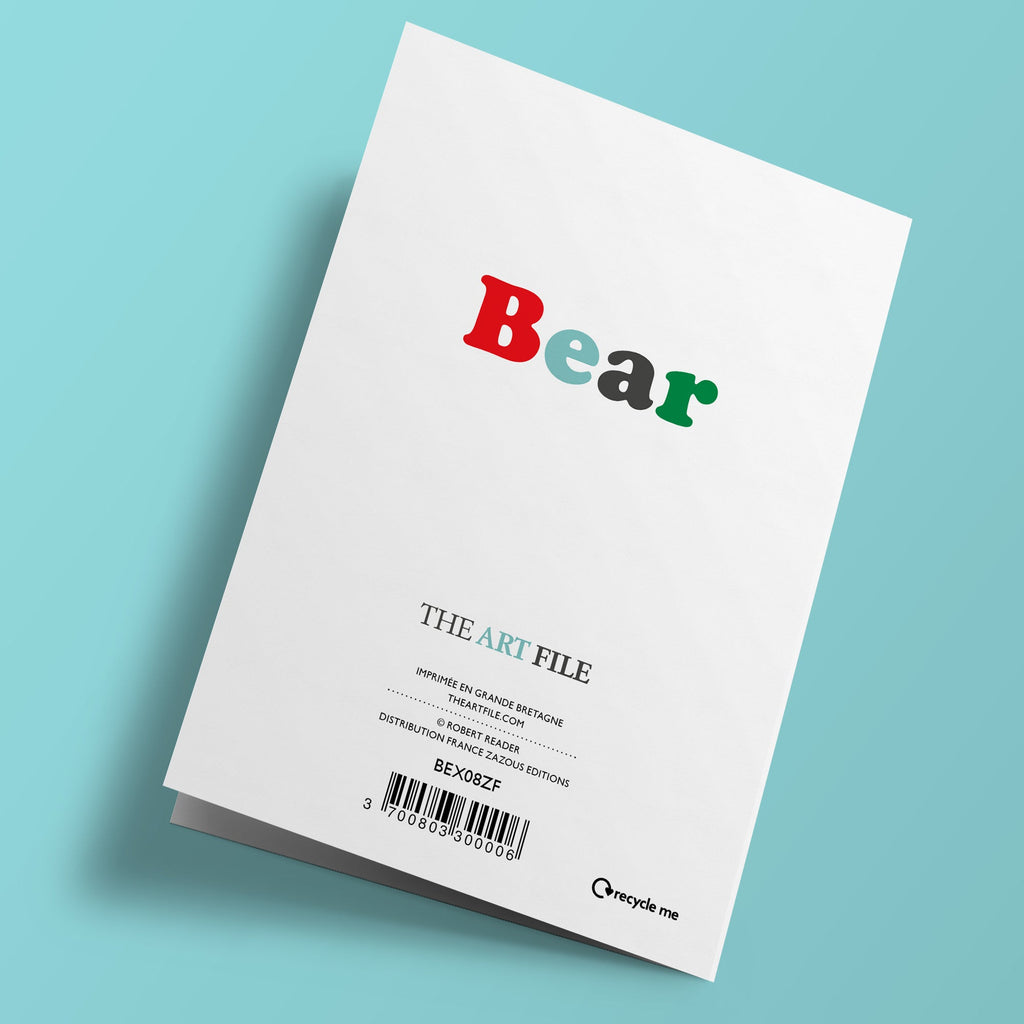 Bear - bear and fir Christmas tree