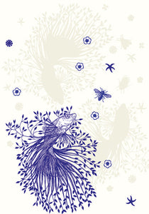 Fossile - Poisson combattant bleu