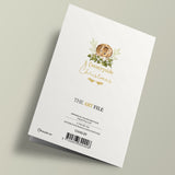 Noël champêtre - Animaux de bois, sur fond blanc