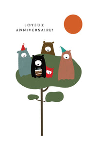 Bear - des ours dans un arbre