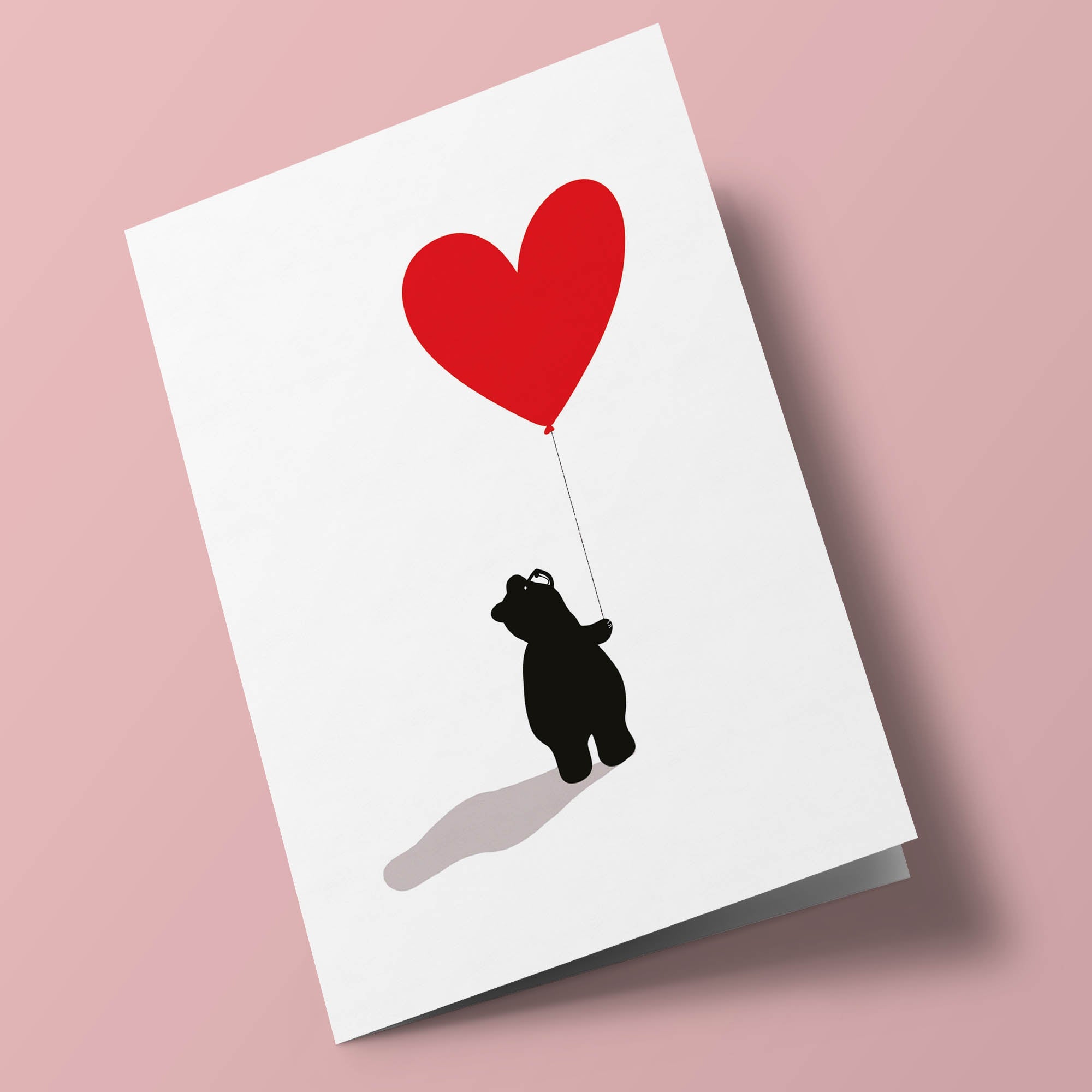 Bear - bear with heart-shaped balloon