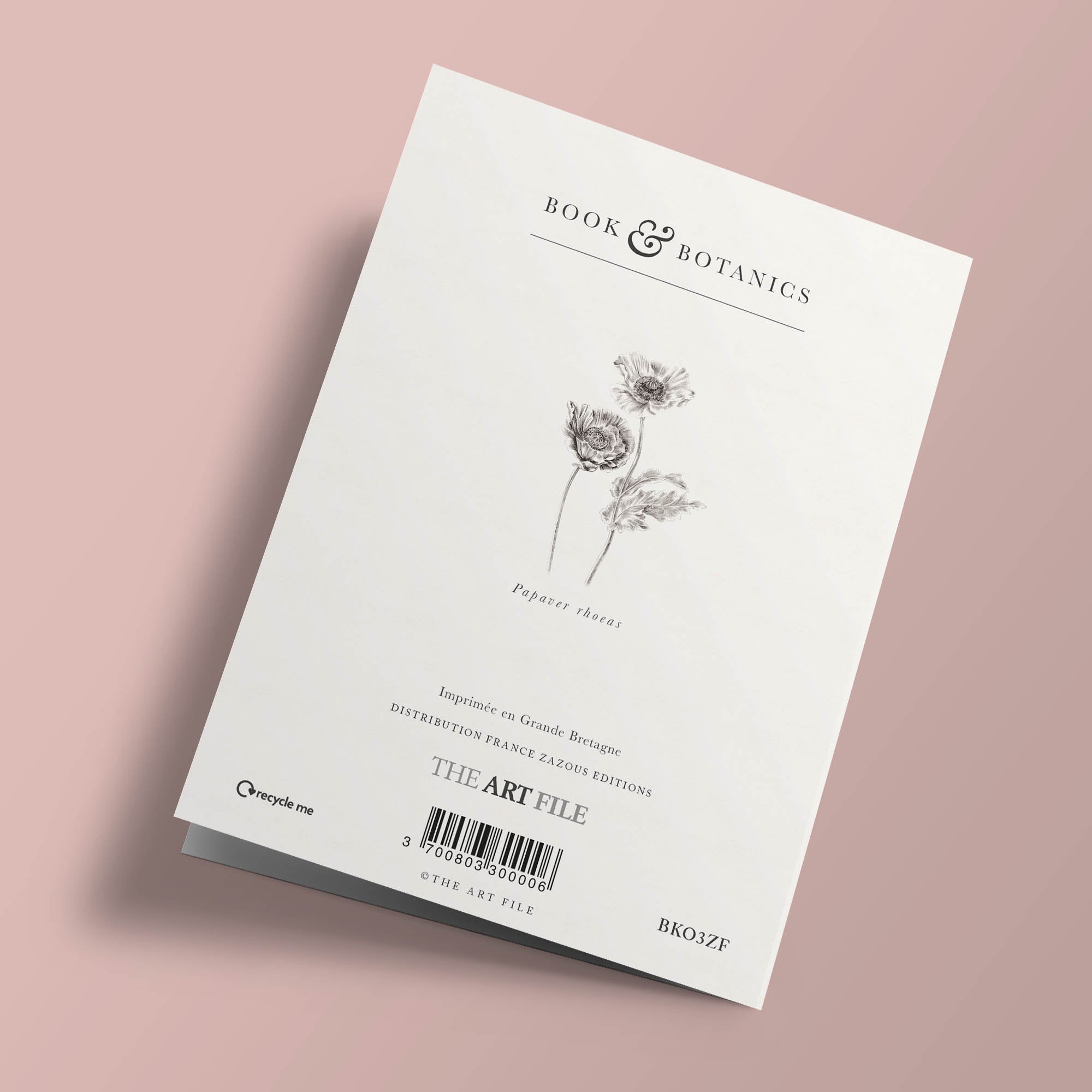 Book and botanics - Poppy