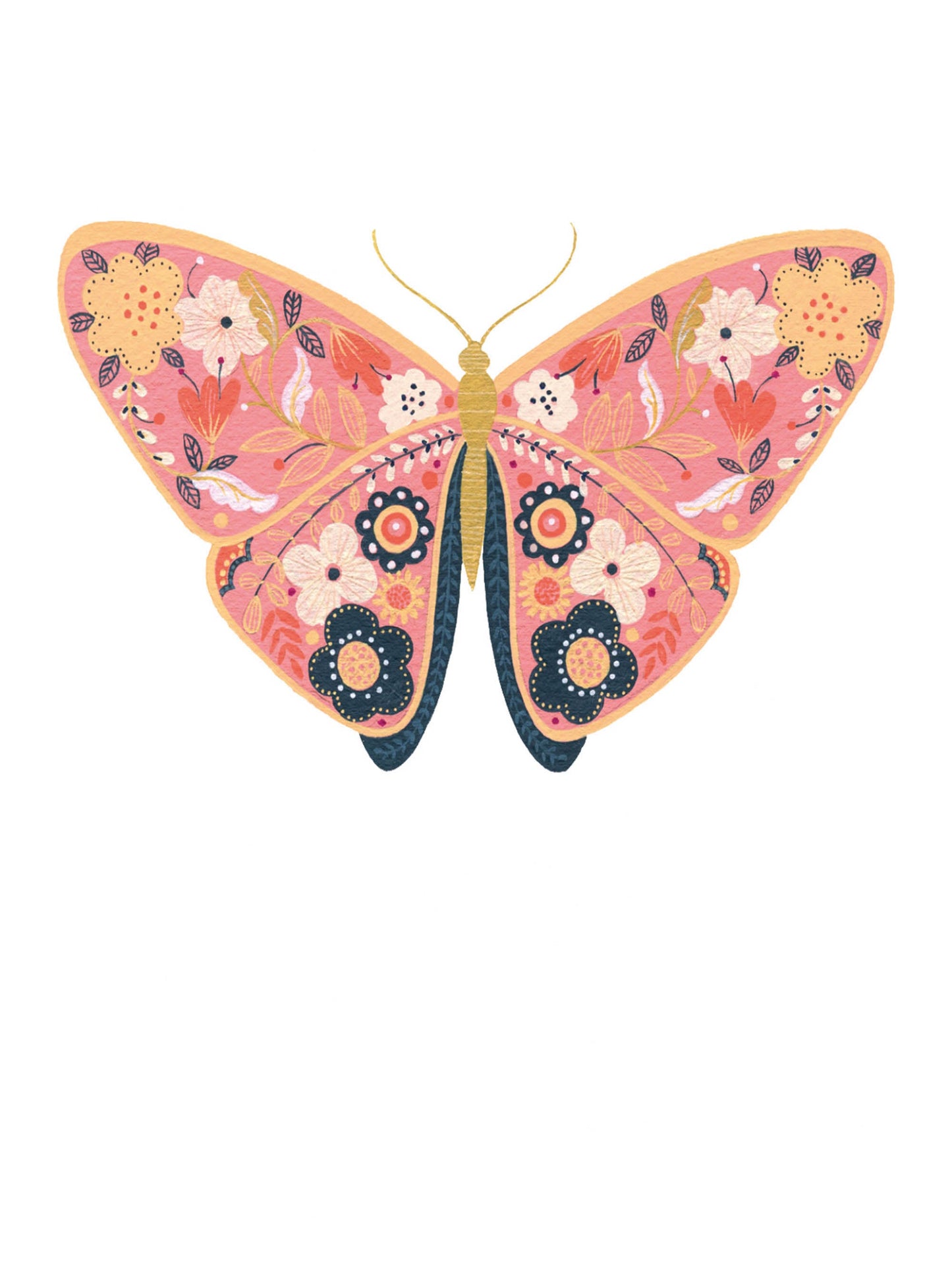 Pollen - Pink butterfly