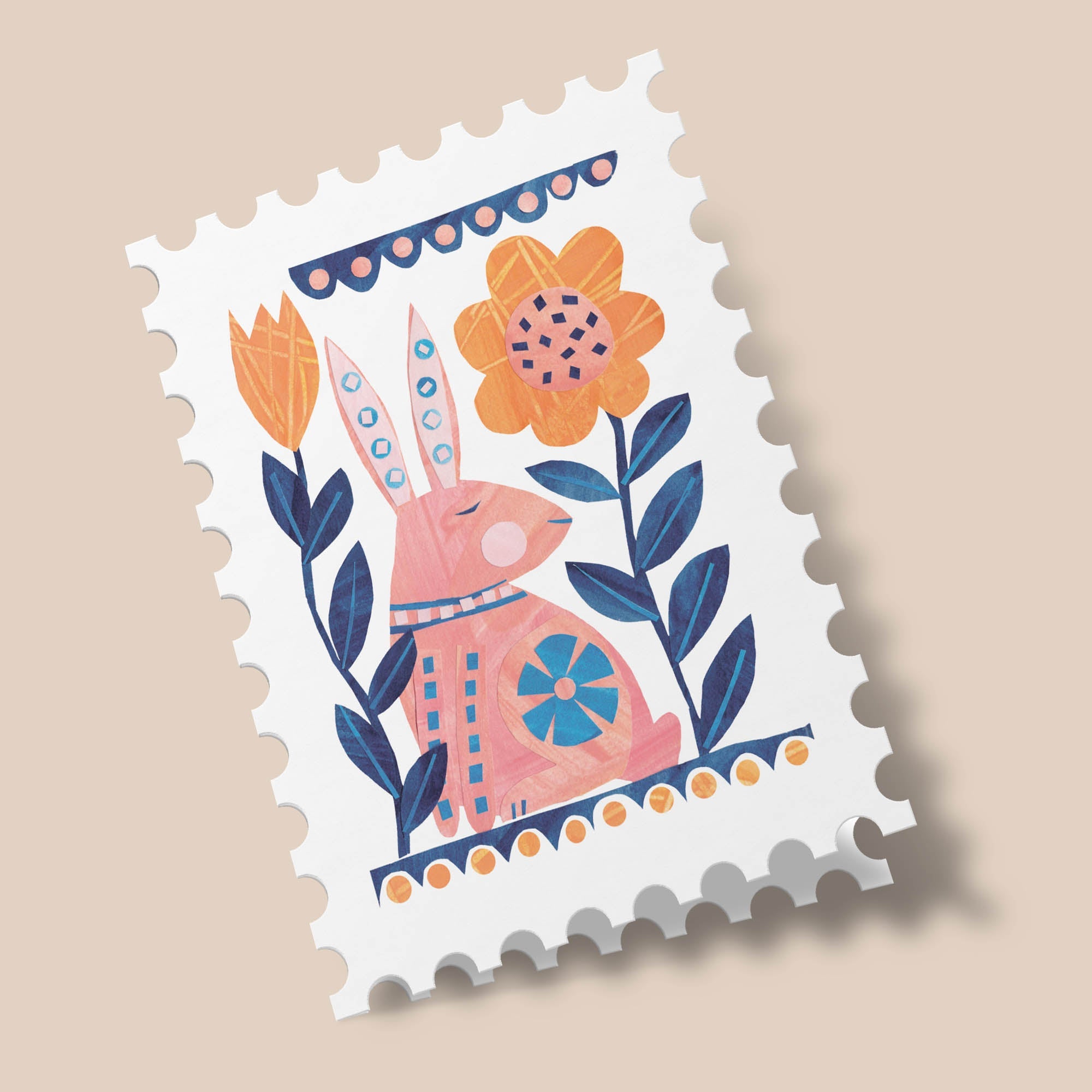 Animals Stamps - Rabbit