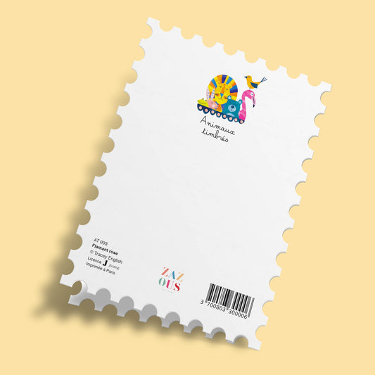 Animaux Timbrés - Flamant rose