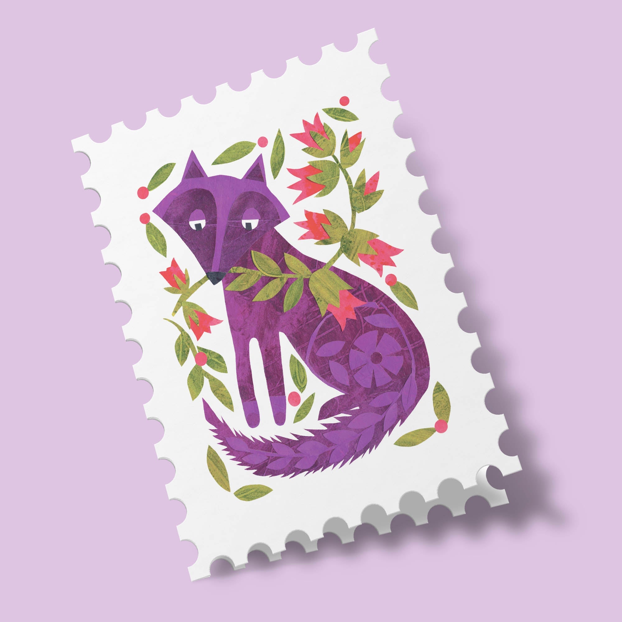 Animals Stamps - Fox