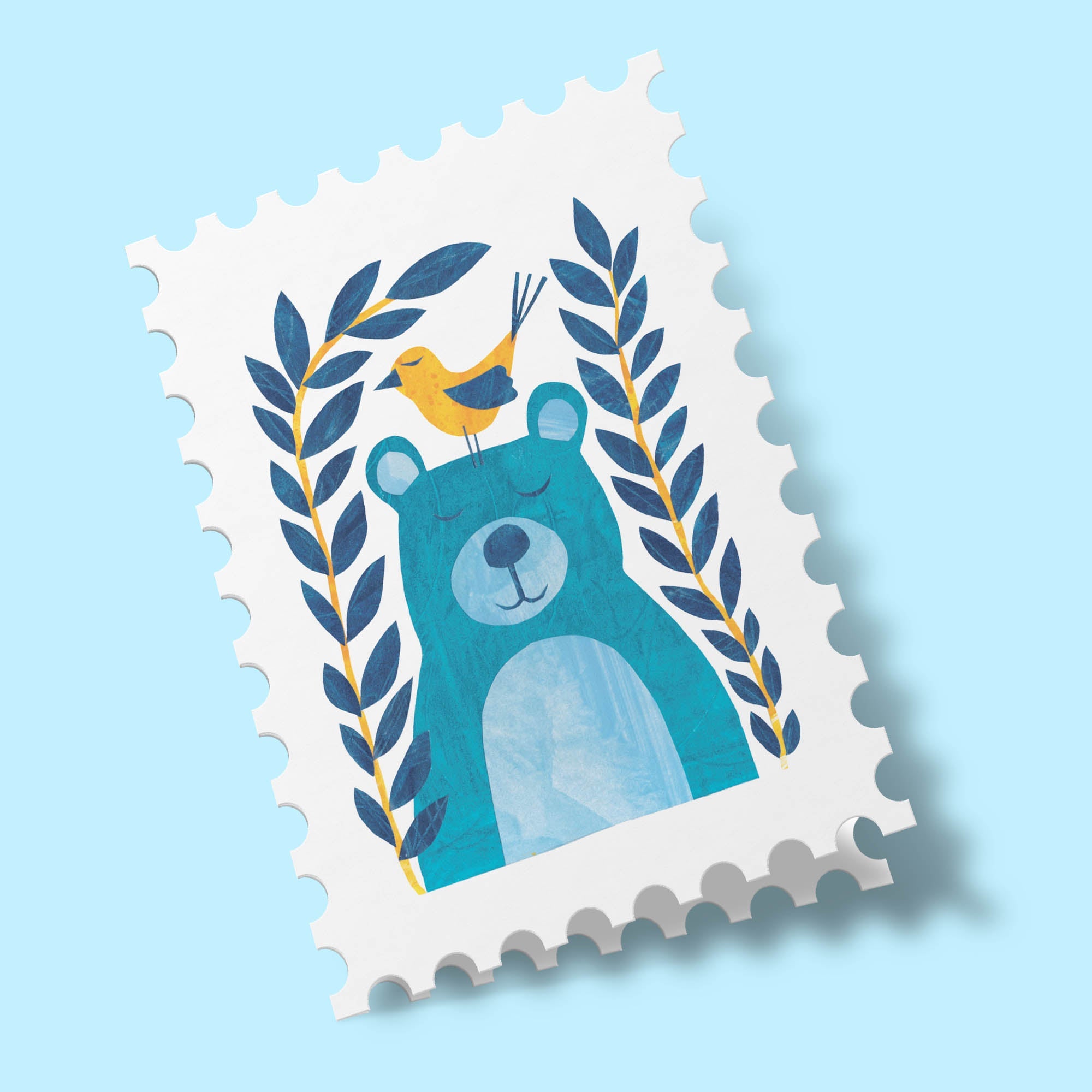 Animals Stamps - Bear