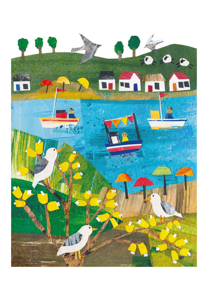 Great Escape - seagulls in the countryside