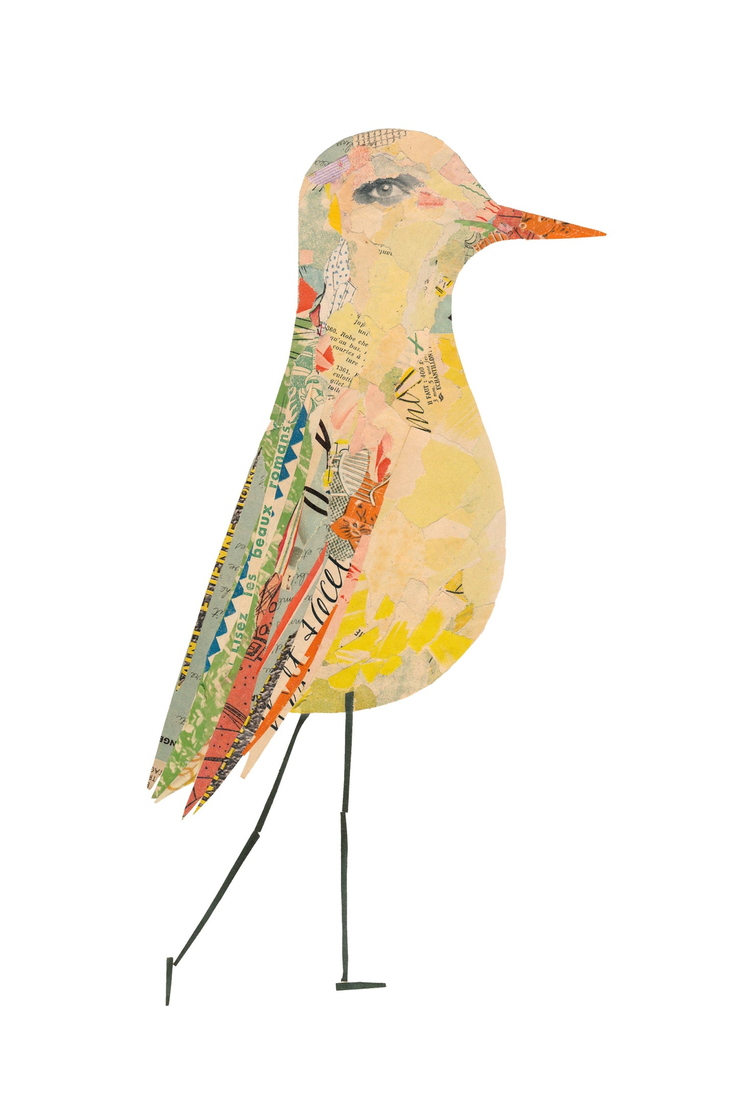 Les zoizos - Wooden card - bird