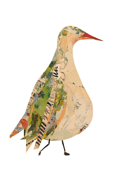 Les zoizos - Wooden card - bird