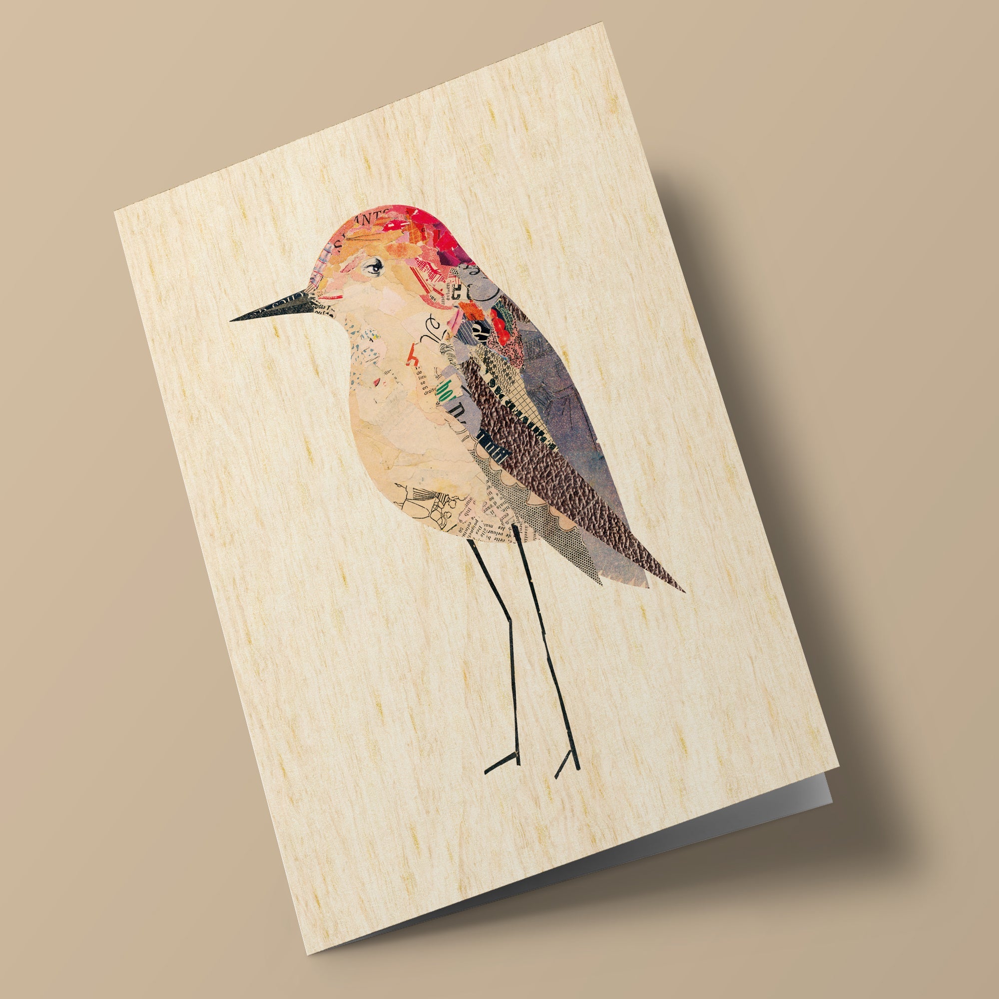 Les zoizos - Wooden card - bird