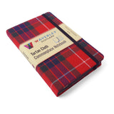 Fraser Modern Red - tartan notebook