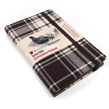 KA Black & White - tartan notebook