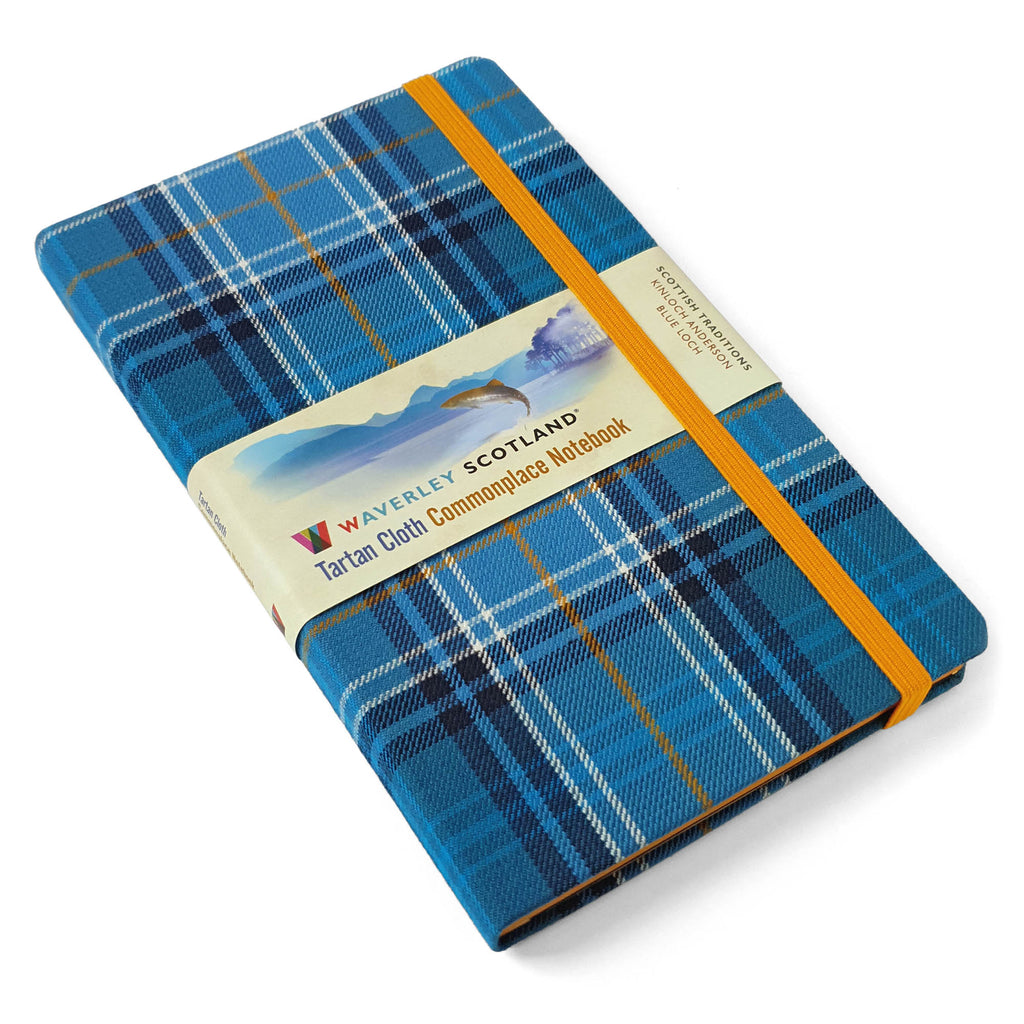 KA Blue Loch - tartan notebook