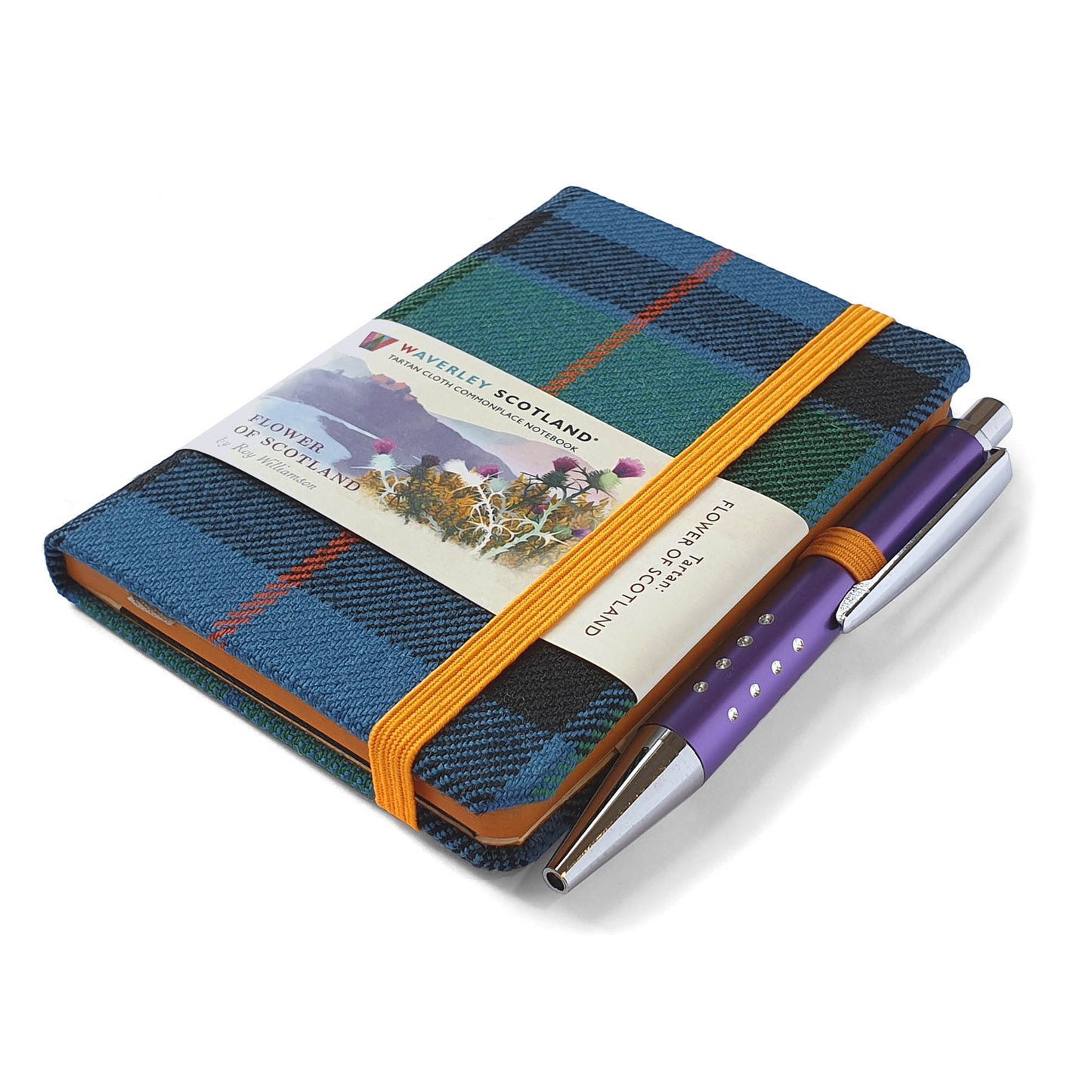 Flower of Scotland - tartan notebook
