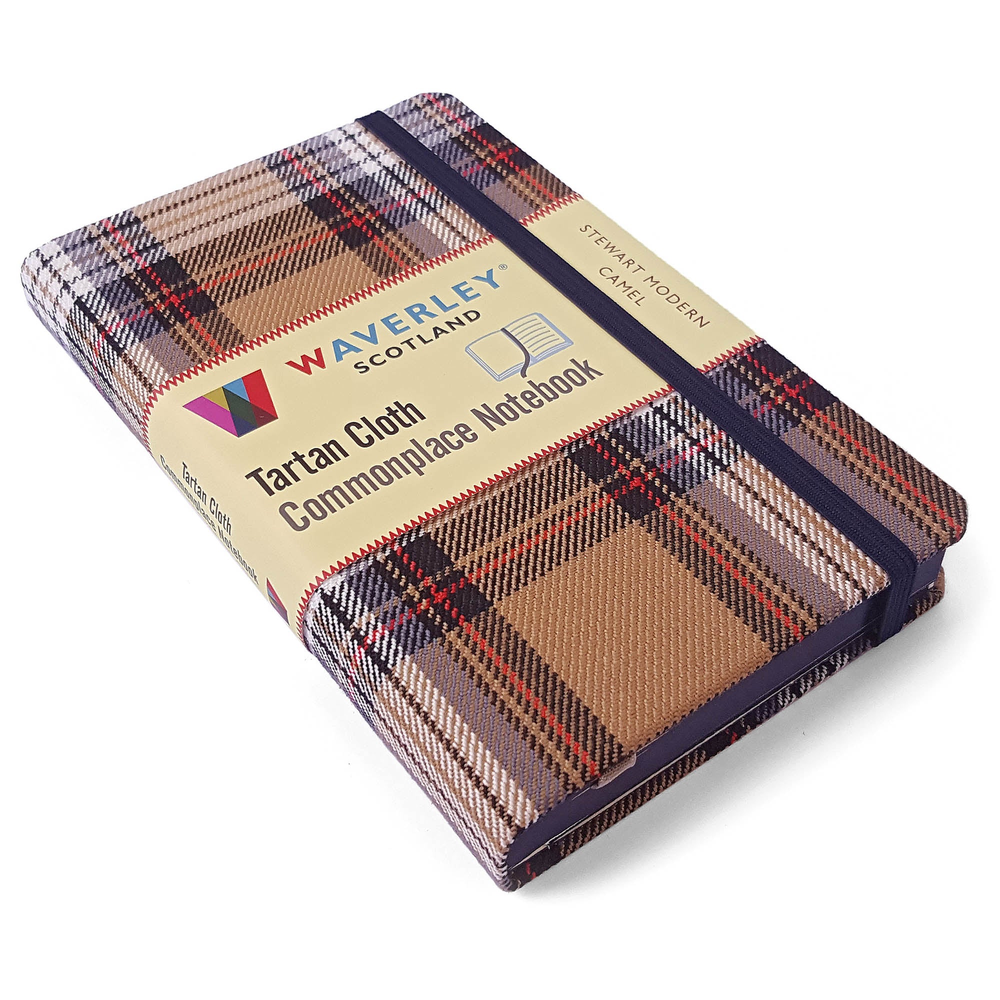 Carnet en tartan - Stewart Modern Camel