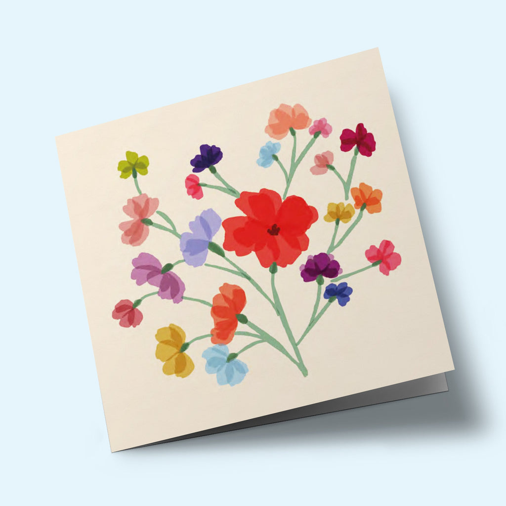 Les petites fleurs - Fleurs multicolores